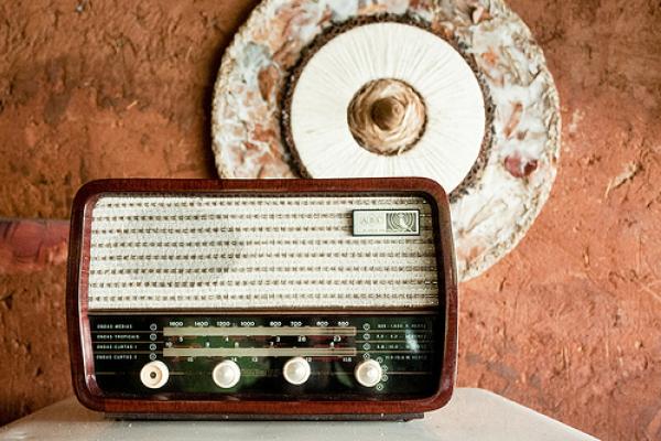 Old radio, adobe wall. Image via Wylio http://bit.ly/zFgPqk