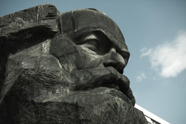 Photo: Karl Marx monument in Germany, e2dan / Shutterstock.com