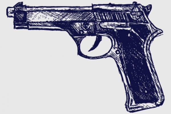 Gun sketch, Aleks Melnik / Shutterstock.com