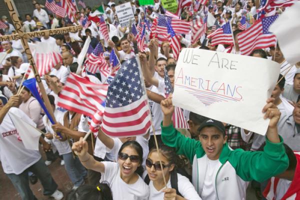 Immigration reform rally, spirit of america / Shutterstock.com