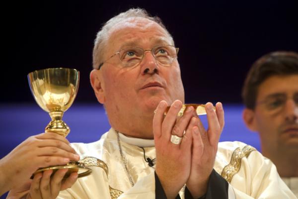 Cardinal Timothy Dolan says Mass in Madrid in 2011, Jeffrey Bruno / Shutterstock