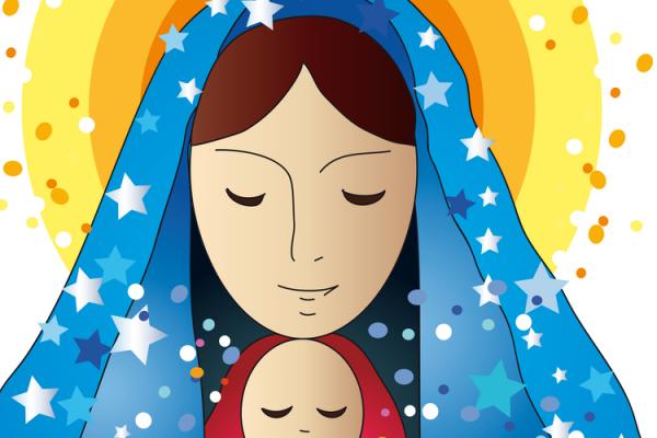 Mary and Jesus. Image courtesy Milena Moiola/shutterstock.com