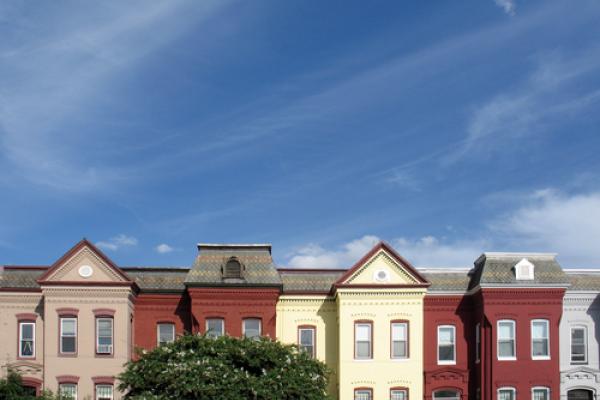 Washington, D.C., rowhouses, Kim Seidl / Shutterstock.com