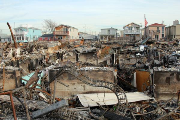 Hurricane Sandy destruction in Breezy Point, N.Y., Leonard Zhukovsky / Shutterst