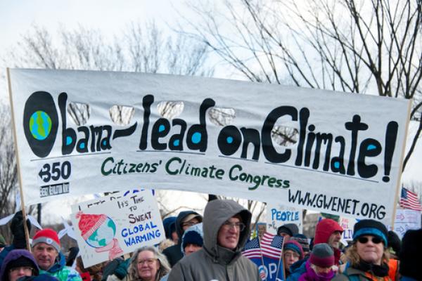 Marchers at the Foward on Climate rally, March 2013. Image courtesy Rena Schild/
