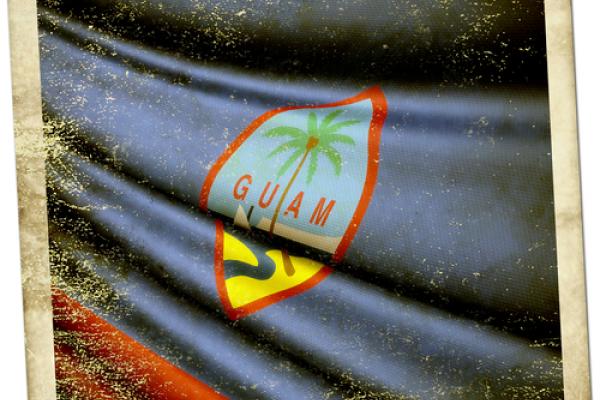 The flag of Guam. Image via Jiri Flogel/shutterstock.com