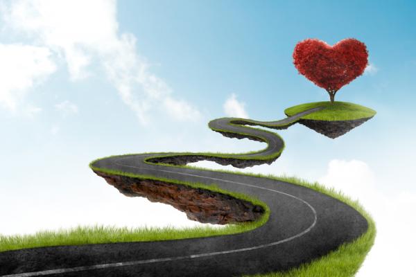 Lent as the road toward love. Image courtesy Giordano Aita/shutterstock.com