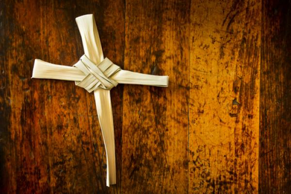 Palms fashioned into a cross, Ricardo Reitmeyer / Shutterstock.com