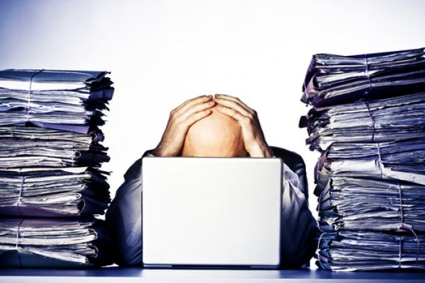 Overwhelmed man image, Rene Jansa / Shutterstock.com