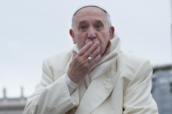 Pope Francis at the Vatican. Image via neneo/shutterstock.com