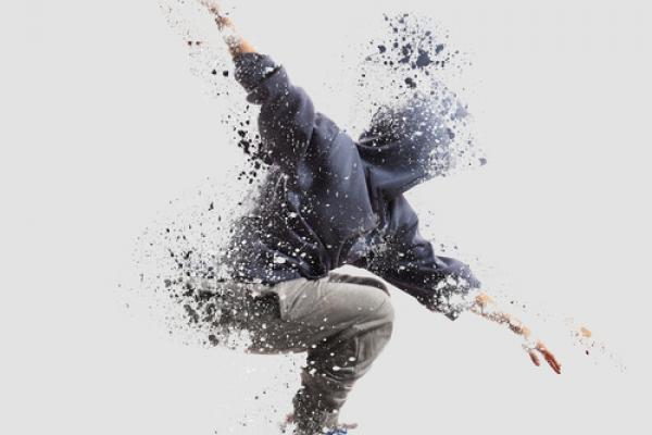 Shattered dancer image, markos86 / Shutterstock.com