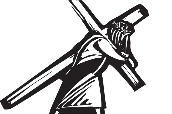  Jesus bearing the cross, Jef Thompson / Shutterstock.com