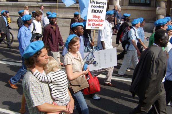 Protests against violence in Darfur, David Burrows / Shutterstock.com