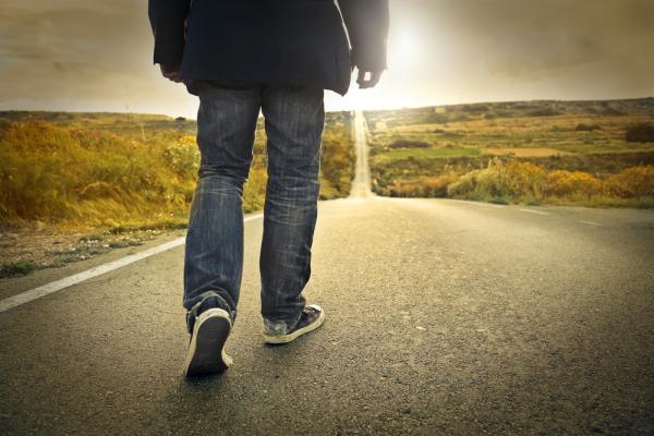 Traveling on a long road. Image courtesy Ollyy/shutterstock.com