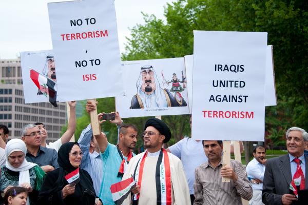 Iraqis protest ISIS in Washington, D.C., Rena Schild / Shutterstock.com