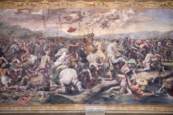 Tapestry, 'Battle of Constantine.' Image courtesy Aleks49/shutterstock.com