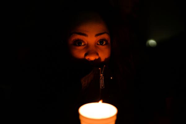 Ferguson solidarity vigil. Image courtesy Nisarg Lakhmani/shutterstock.com