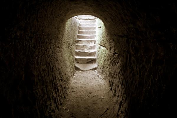 An empty tomb. Image via ehrlif/shutterstock.com