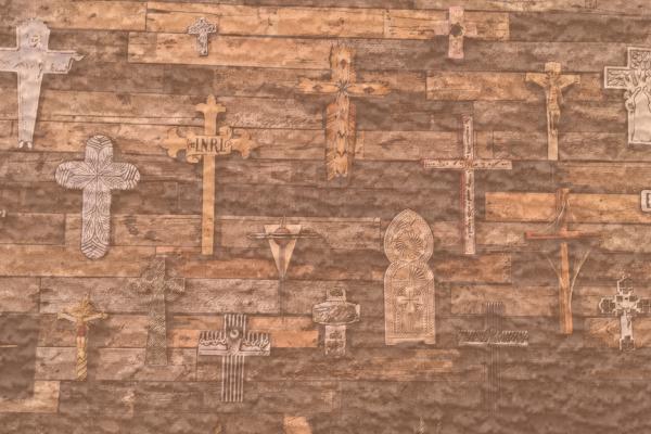 Wall of crosses