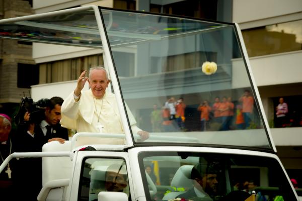 Pope Francis in Quito, Ecuador