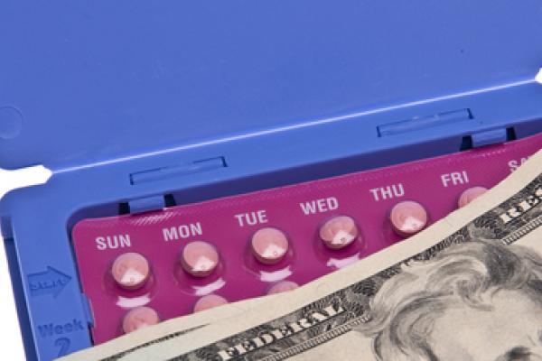Birth control pills with payment, Brooke Becker / Shutterstock.com