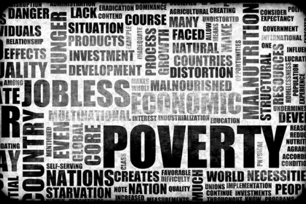 Poverty background, kentoh / Shutterstock.com
