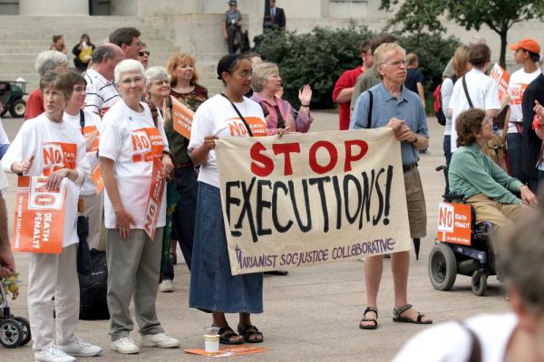 Protesters at a Anti-Death Penalty Rally, Robert J. Daveant / Shutterstock.com
