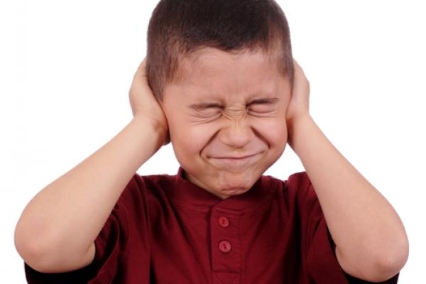 Boy covering his ears,  3445128471 / Shutterstock.com