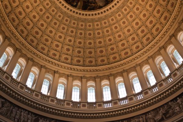 Dome inside the U.S. Capitol Building, gary718 / Shutterstock.com