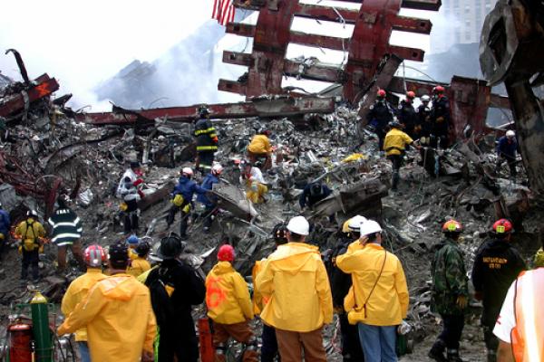 Ground Zero on Sept. 20, 2001. 