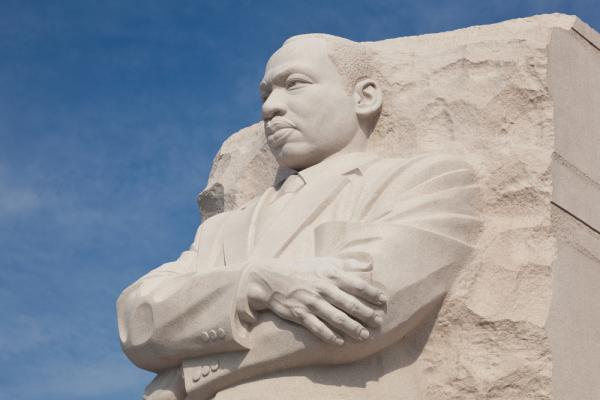 Martin Luther King, Jr. statue in Washington, D.C. Steve Heap/Shutterstock.com