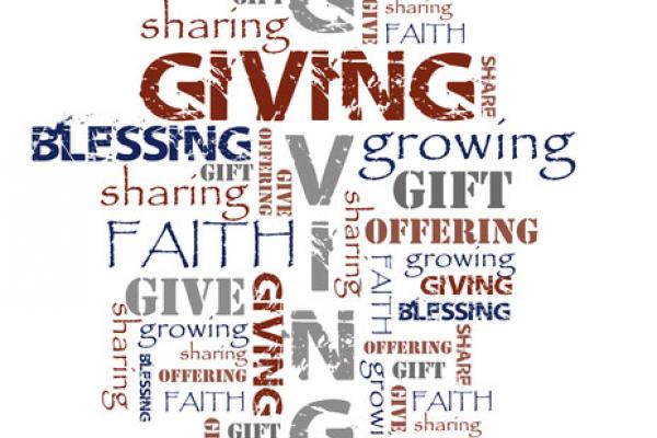 Giving word cloud, Genotar / Shutterstock.com