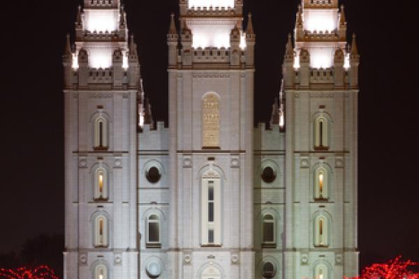 Mormon Temple in Salt Lake City