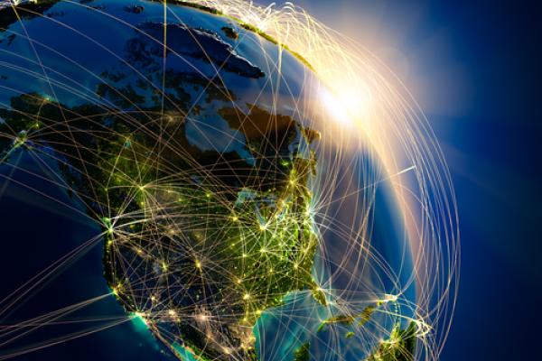 Globalization & technology illustration, Anton Balazh / Shutterstock.com