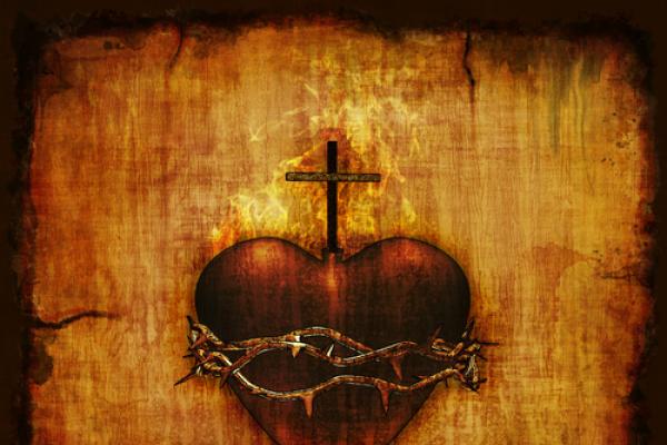 Sacred Heart of Jesus image, Linda Bucklin / Shutterstock.com