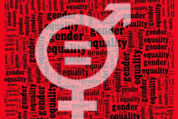 Gender equality wordcloud, mypokcik / Shutterstock.com