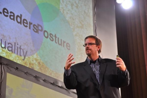 Ed Stetzer at the Q Conference. Photo by Cathleen Falsani/Sojourners.