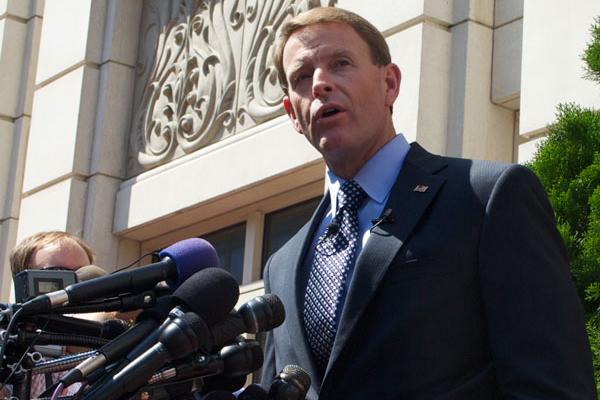 Tony Perkins outside the FRC. RNS photo by Chris Lissee