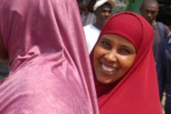 An African Muslim woman wearing a hijab. Image courtesy Fredrick Nzwili​/RNS.