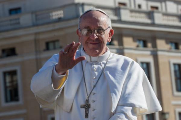 Pope Francis in March. RNS photo by Andrea Sabbadini