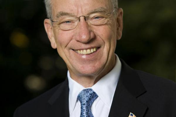 Senator Chuck Grassley of Iowa. Credit: RNS photo courtesy Sen. Chuck Grassley's