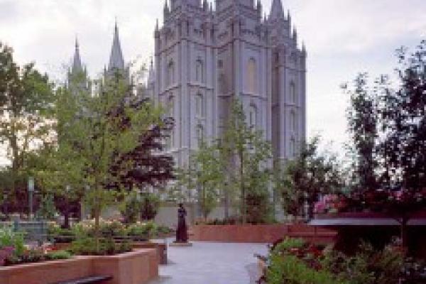 The Salt Lake Temple in Salt Lake City, Utah. Image via RNS.