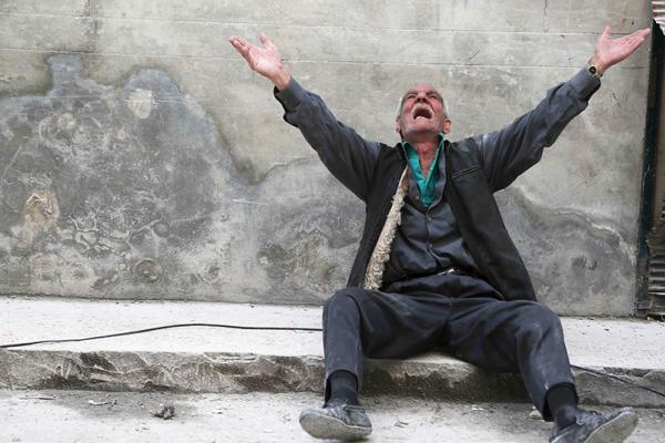 Photo via REUTERS / Hosam Katan / RNS
