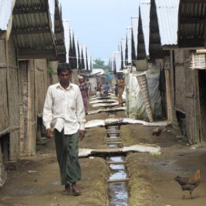 Rohingya camps near the capital Sittwe in Arakan state, Bangladesh. Photo: RNS c