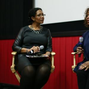 LIsa Sharon Harper speaks on a panel with film star Alfre Woodard and faith leaders. Photo by Brandon Hook / Sojourners Photo by Brandon Hook / Sojourners