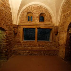 The ritual cold bath Mikvah in Speyer, Germany. Ralph Orlowski/ Getty Images.