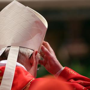 Cardinal Angelo Scola attends the Pro Eligendo Romano Pontifice Mass on Tuesday. Franco Origlia/Getty Images Franco Origlia/Getty Images