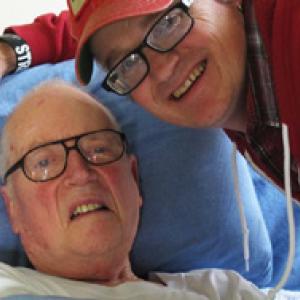 Andrew William Smith and his father, via Andrew William Smith