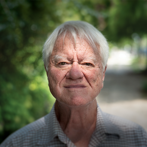 portrait of George Lakey, elderly white male