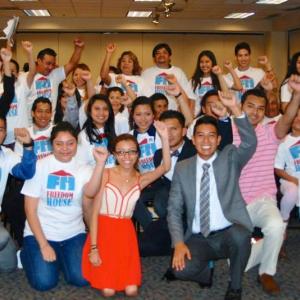Group from Freedom House, Photo courtesy Define American Group from Freedom House, Photo courtesy Define American